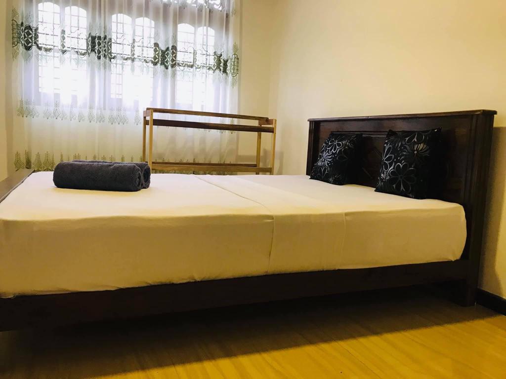 Kitchen with stove and utensils